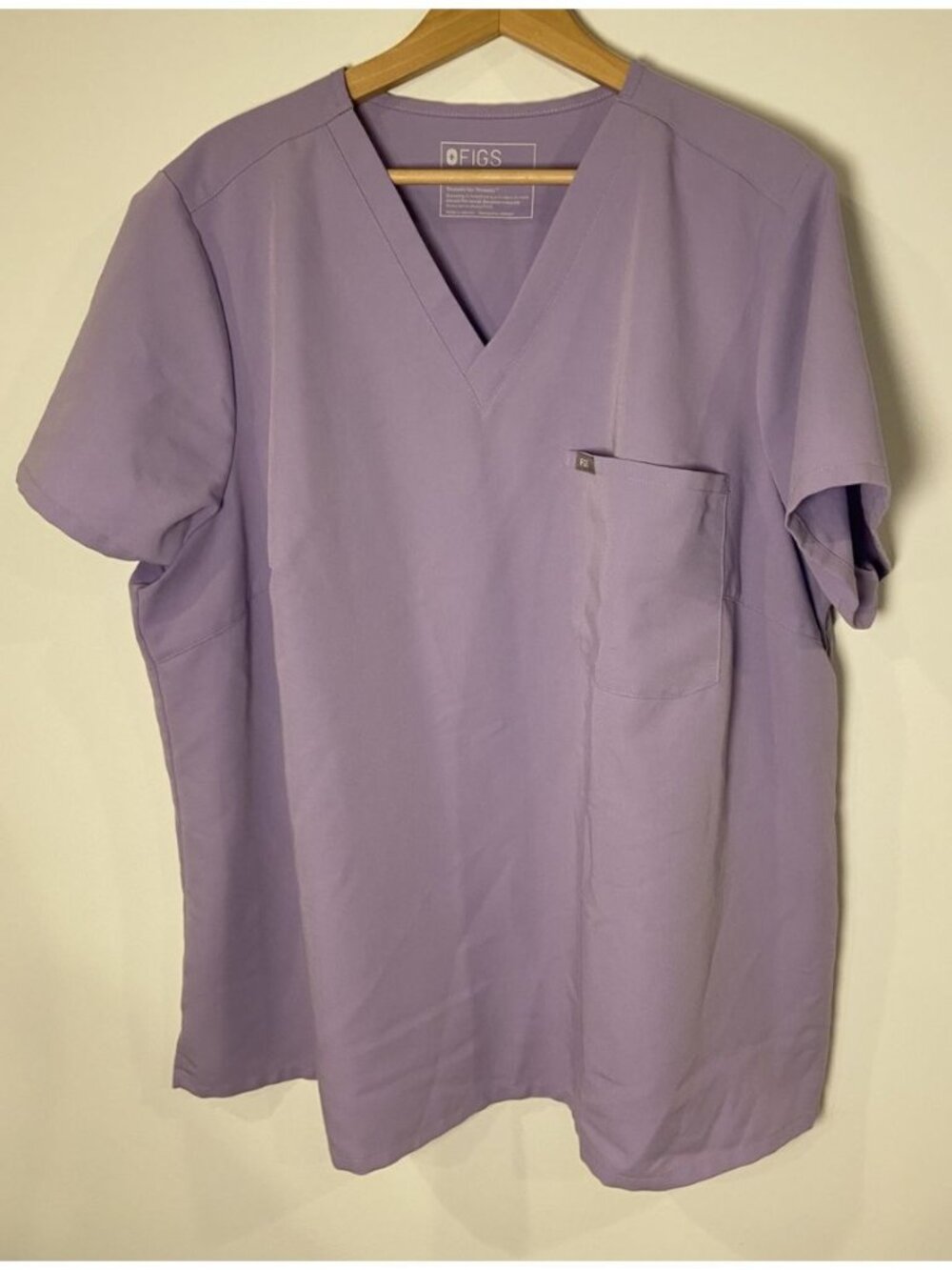 Figs Scrubs 2 Piece Zamora Joggers Catarina Top Lavender Purple 4XL